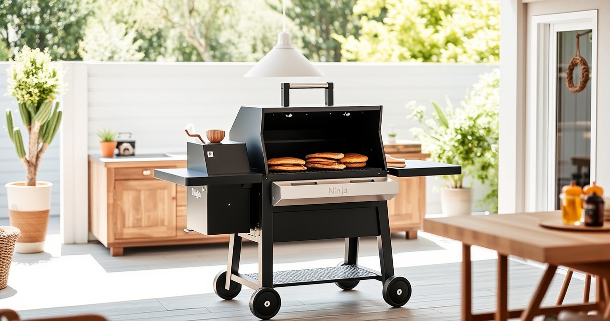 Enjoy Summer Grilling with the Ninja Outdoor Woodfire Pro XL