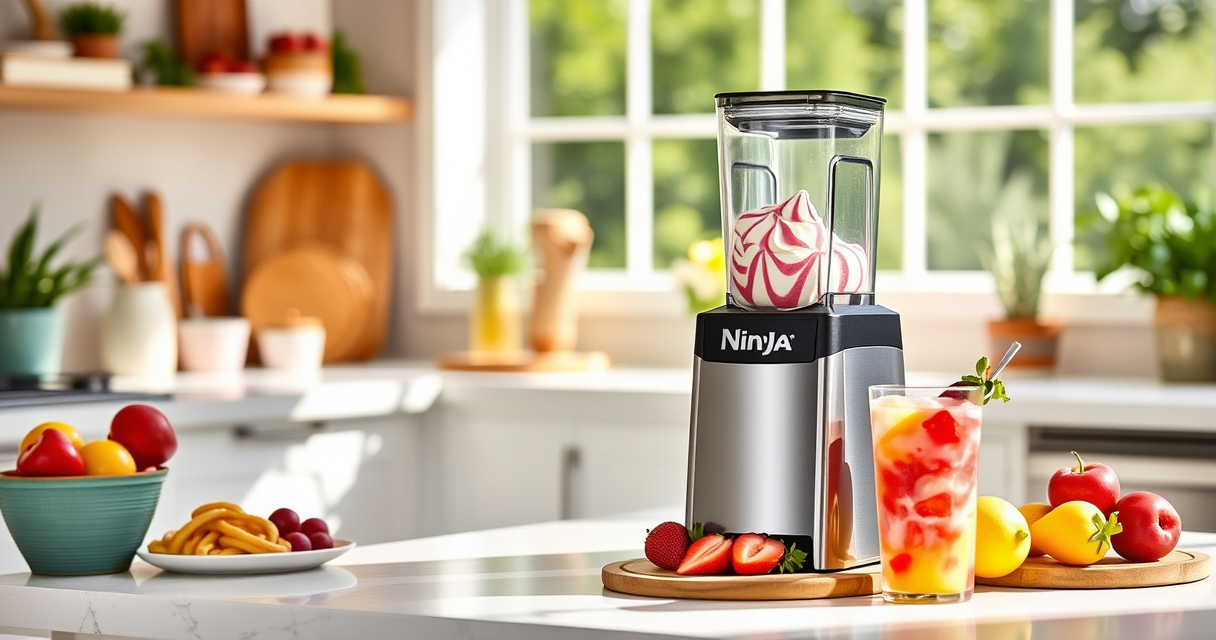 Make Summer Pool Parties Sweeter with the Ninja NC701 CREAMi Swirl Ice Cream Maker