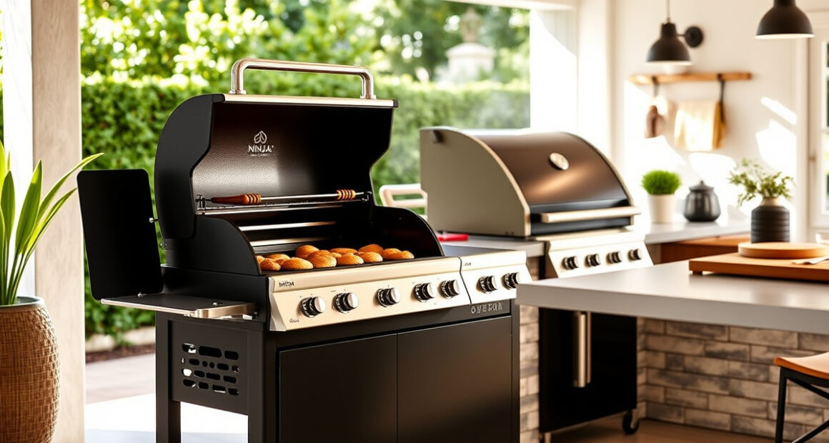 Master Summer BBQs with Ninja OG951 Woodfire Pro Connect Grill