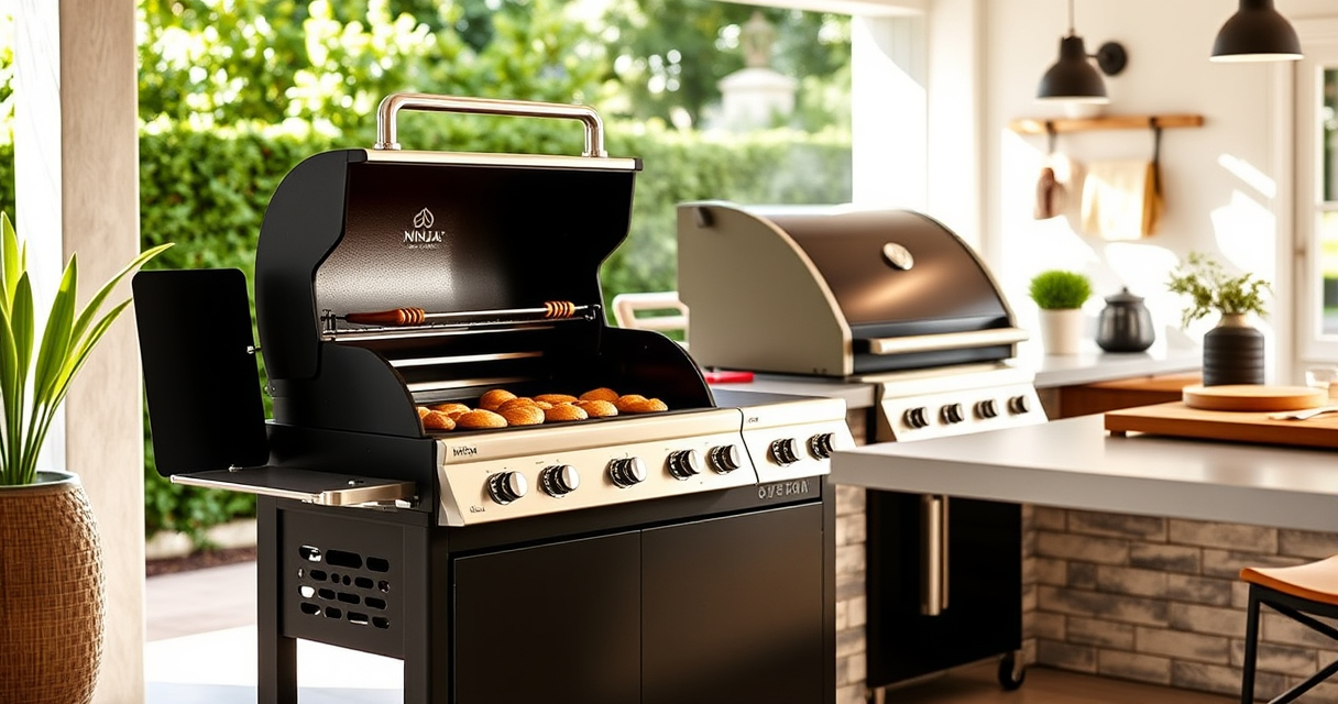 Master Summer BBQs with Ninja OG951 Woodfire Pro Connect Grill