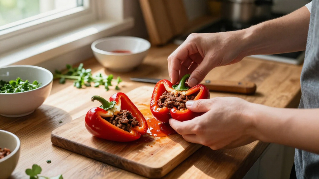 Peperoni Ripieni Di Arrosto