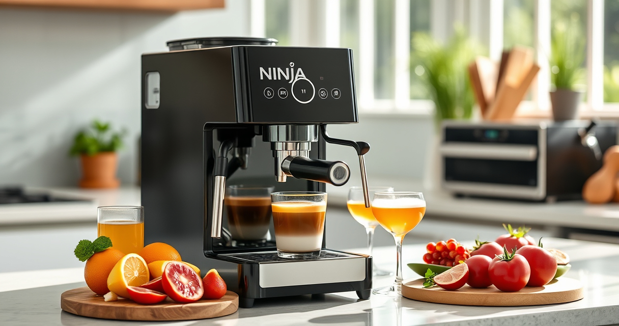 Sip in Style: Ninja Luxe Café Pro Espresso Machine for Summer Evenings
