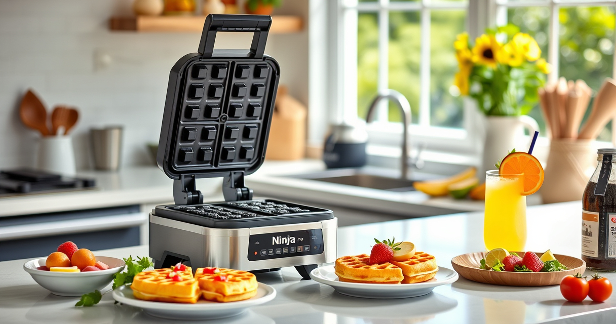Sizzling Summer Waffle Creations with the Ninja Belgian Waffle Maker Pro