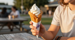 Taco Bell Churro Ice Cream Taco