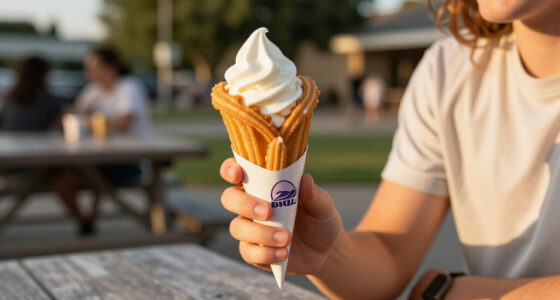 Taco Bell Churro Ice Cream Taco