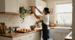 11 Clever Ideas For What To Do With The Awkward Space Above Kitchen Cabinets