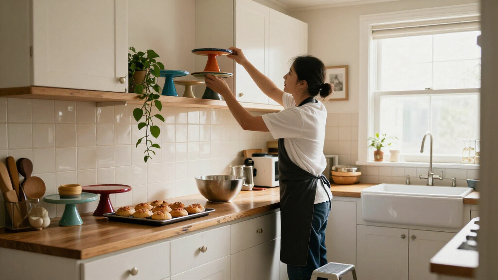 11 Clever Ideas For What To Do With The Awkward Space Above Kitchen Cabinets