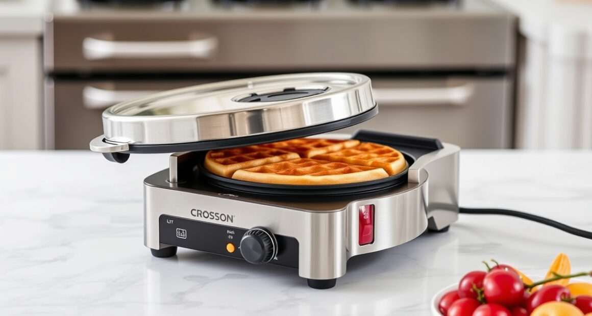 CROSSON Rotating Belgian Waffle Maker: A Fall Kitchen Review