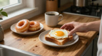 Donuts And Homemade Egg Sandwiches Too