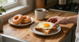Donuts And Homemade Egg Sandwiches Too