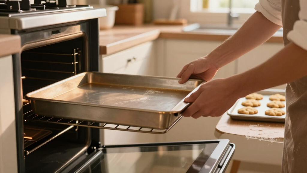 Why You Should Never Store Sheet Pans In Your Oven